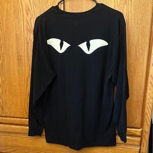 Pink long sleeve campus tee Halloween